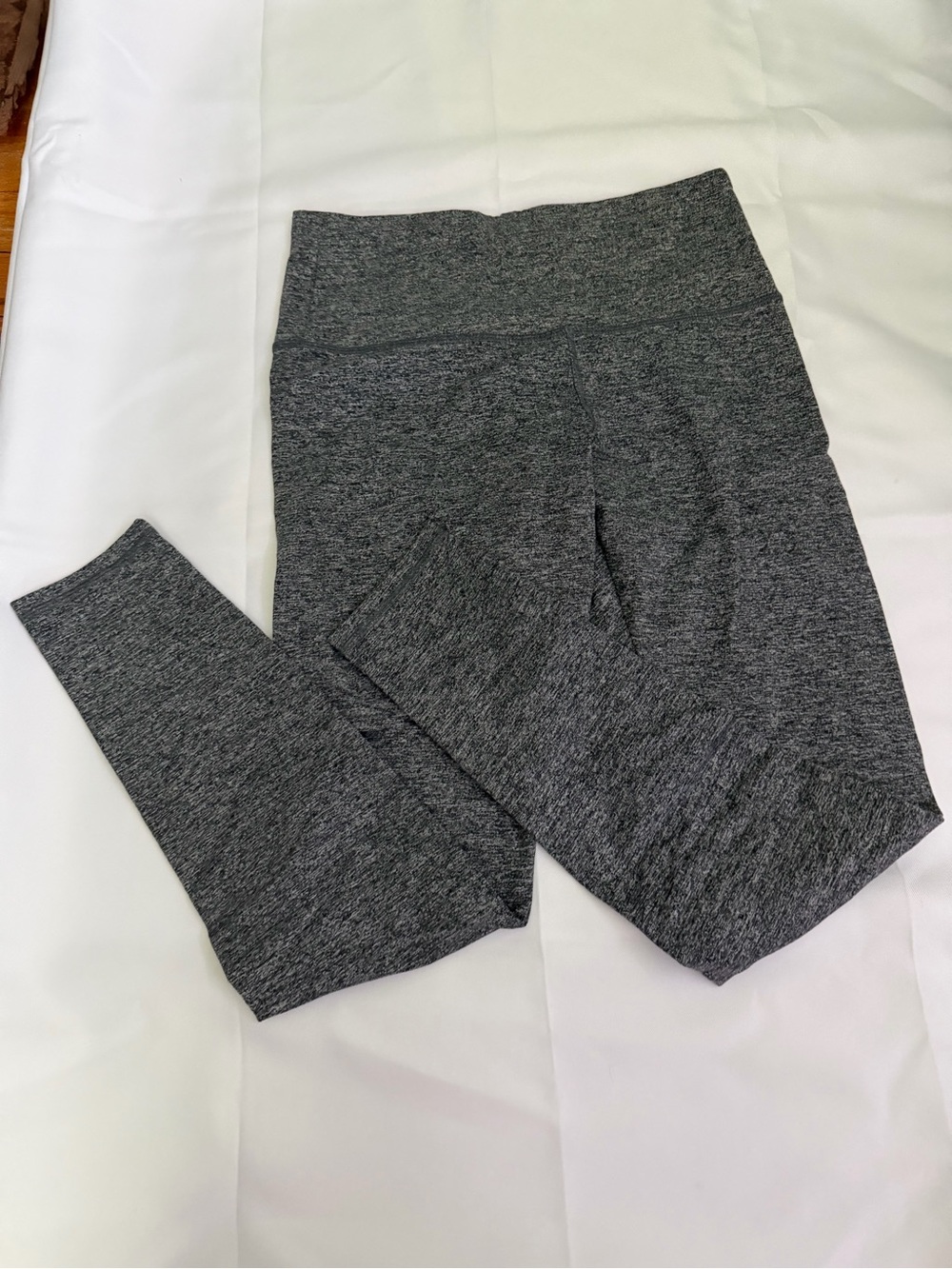 Forever 21 Heathered Gray High-Waist Leggings